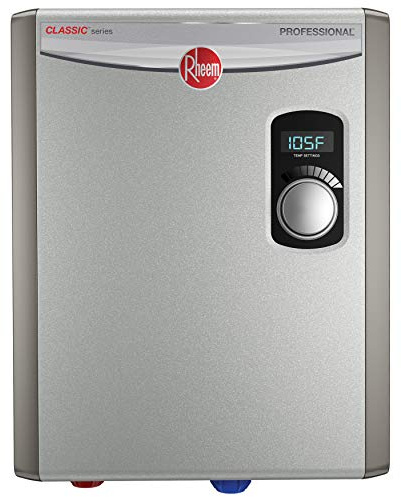 Rheem 18kW 240V Tankless Electric Water Heater, Gray