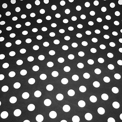 Stoff am Stück Stoff Baumwolle Punkte groß schwarz weiß Tupfen Dots Baumwollstoff
