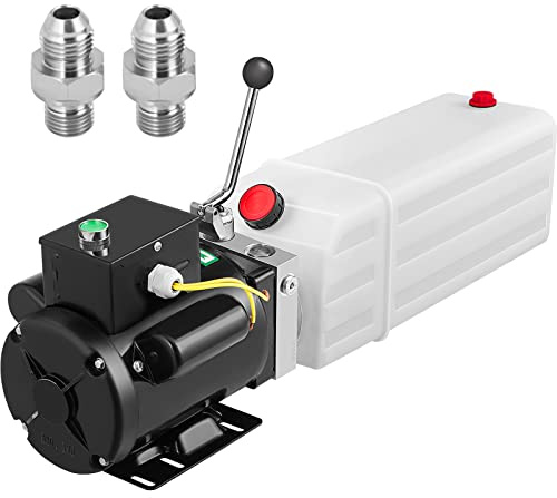 Mophorn Hydraulic Pump 6 Quart Car Lift Hydraulic Power Unit Hydraulic Power Pack 220V 3HP 2750 PSI for Two and Four Post Lift Auto Hoist Car Lift with 6L Plastic Reservoir