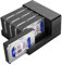 ORICO Base de Conexion Docking Station 5 HDD Discos Duros Estación USB 3.0 a SATA Estación de Acoplamiento para 2.5/3.5 Pulgadas HDD/SSD- Soporta hasta 90TB, Negro (6558US3-C)