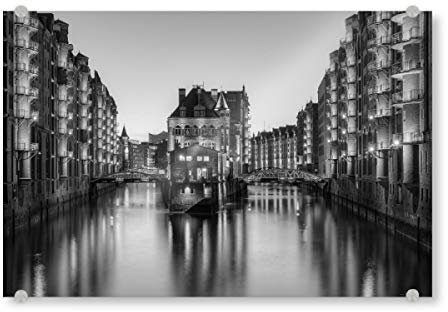 artboxONE Acrylglasbild 30x20 cm Städte/Hamburg Hamburg Wasserschloss - Bild Hamburg Deutschland Hamburg