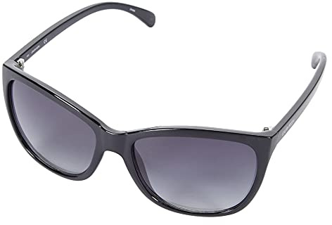 Calvin Klein Damen Ck19565s Quadratische Sonnenbrille, Schwarz/Grau mit Farbverlauf, 60mm,17mm,140mm