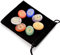 Piedras curativas naturales para chakras Hivexagon, juego de 7 piedras de preocupación con símbolos, cristales curativos de energía y reiki para meditación, concentración, crecimiento espiritual