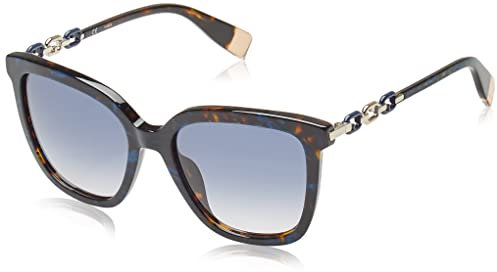 Furla Damen SFU532 Sunglasses, Perle Blau/Havana, 54