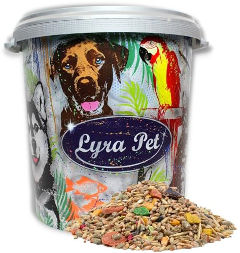 Lyra Pet® | 10 kg Kaninchenfutter in 30 L Tonne | Alleinfutter für ausgewachsene Kaninchen | Nährstoffreiches, ausgewogenes Hauptfutter | Artgerechter Energiespender | Kohlenhyrate & Vitamine