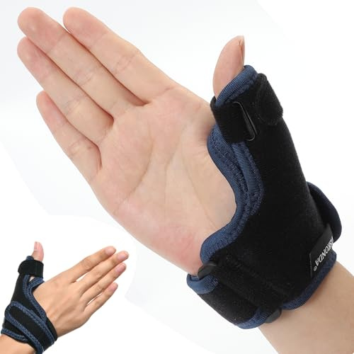 VISKONDA Thumb Brace Spica Splint,CMC Joint Thumb Support Brace for Arthritis Pain Relief,De Quervain's Tendonitis,Sprains,Strains,Trigger Thumb Immobilizer,Left or Right Hands(Medium)