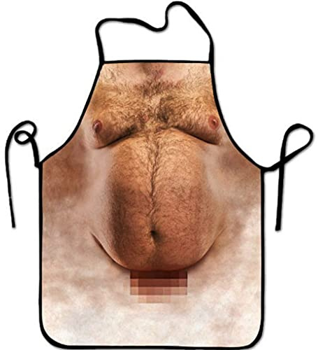 Anzhee Sexigt förkläde kreativ matlagningsförkläde köksförkläde grillförkläde roliga män motiv förkläde för män kvinnor festkostym roligt förkläde för vän kvinnor män nyhet roligt förkläde present, Stil 05, en storlek