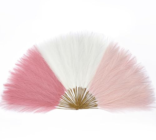 Serwalin 𝟲𝟬 𝙎𝙩𝙪̈𝙘𝙠 Rosa Pampasgras Dekor 45cm Kleine Rosa Pampasgras Künstliche Seidenblumen Home Decor Faux Federn für Vase Hellrosa Raumdekoration für Badezimmer Esszimmer Tisch Centerpiece