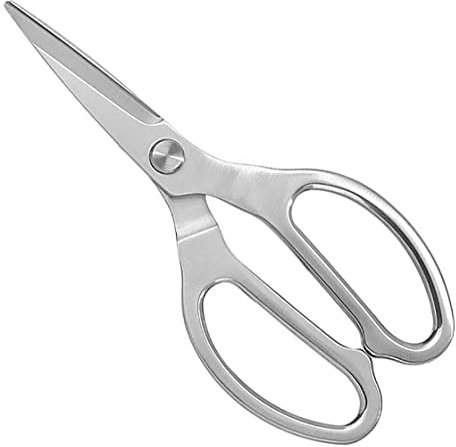 Kitchen Scissors, Professional Stainless Steel Kitchen Scissors Poweful Chicken Bone Scissors Chicken Duck Fish Cutter Shears Cook Scissors