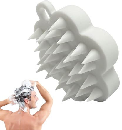 Kopfhautbürste,Shampoo-Massagegerät, Bürstenwäscher | Duschhaarbürste für | Haarwachstum, Silikon-Gesichtswäscher für Erwachsene, Männer, Frauen