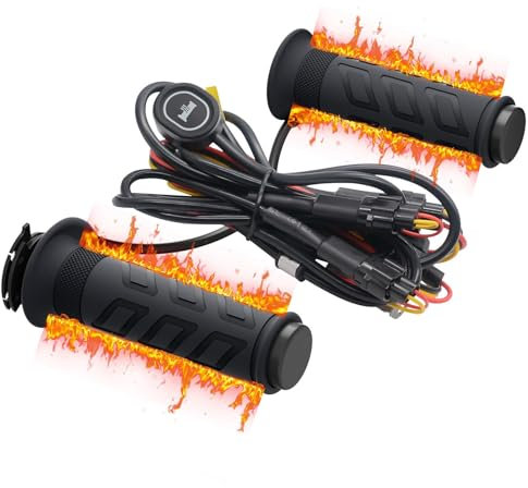 Manici riscaldati ATV, manopole riscaldate, maniglie termiche ATV, manubrio e scaldamuscoli per ATV, impugnatura riscaldata elettricamente antiscivolo per ATV