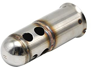 TASEKI Moto Tubo Scarico Silenziatore di Scarico Universale per Moto da 51 Mm Silenziatore Regolabile per Motorino da Strada per Bici da Corsa Silenziatore Db Killer Motociclo Tubo Terminale(A)