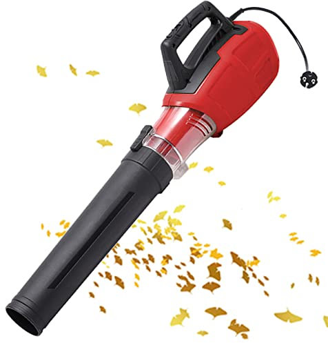 ERSINIAN Soffiatore per Foglie Portatile, soffiatore per Foglie Industriale Elettrico da 3000 W, soffiatore per Foglie, aspiratore per Polvere Domestico, soffiatore per spazzare, 20 M