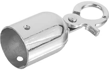 Kichvoe Embout De Corde Acier Inoxydable Avec Crochet à Fermeture Automatique Pour Barrières De Contrôle De Foule Butée De Cordon Robuste Et Élégante Accessoire De Poteau De Balustrade