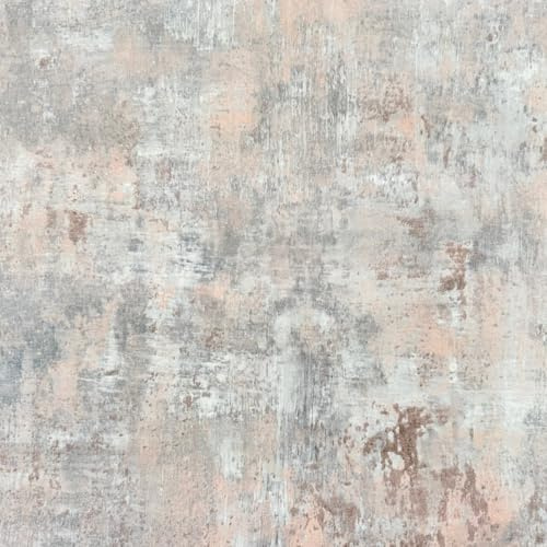 World of Wallpaper Soho Concrete Texture Heavyweight Vinyl Wallpaper for Industrail Modern Look Feature Walls Bedrooms Living Rooms Kitchen Wallcovering Grey/Beige (WOW167)