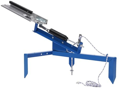 Manueller Ton-Zielwerfer mit verstellbarem Winkel und Fußhalter, ideal für Outdoor-Sportplätze und Parks