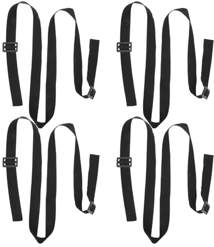 BESPORTBLE 4pcs Adjustable Fruit Picking Bucket Straps, Garden Harvesting Shoulder Belts for Fertilizer Buckets, Lawn and Farm Berry Picking Replacement Straps for Outdoor Harvesting