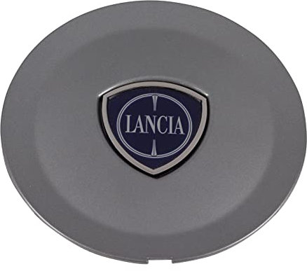1 COPPETTA COPRIMOZZO per LANCIA YPSILON Y dal 2011 in poi STEMMA ORIGINALE BORCHIA TAPPO CERCHIO IN LEGA grigia antracite