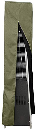 AZ - Riscaldatori da terrazza quadrati in vetro, copertura commerciale, colore: marrone chiaro