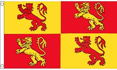 AZ FLAG Flagga Prinsen av Wales Owain Glyndŵr 90x60 cm 2 Öljetter