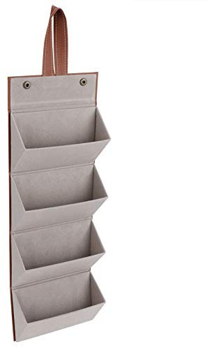 Alvinlite Sonnenbrillen Aufbewahrung, Faltbare Brillenetui Organizer, Brillenhalter Brillenbox für 4 Brillen, Tragbar Brille Displaybox, Leder Reise Brillenetui für Damen Herren, Braun