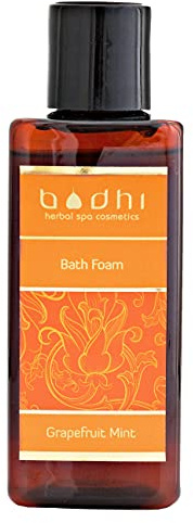 Bodhi® Badeschaum GRAPEFRUIT und MINZE 180 ml | zur Entspannung | Anregung des Geistes | Wellness | Bio & Vegan