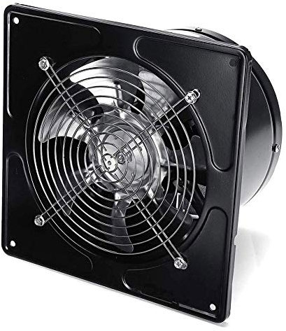 Abluftventilator für Industrie, Wandventilator, 200 mm, 1500 m³/h, niedrig, 80 W, leise, industrielle Belüftung, für Wohnzimmer, Badezimmer