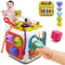Spielzeug ab 1 Jahr, 7 in 1 Montessori Babyspielzeug Motorikschleife Activity Center Motorikspielzeug Lernspielzeug Sensorik Sortierspiel Motorikwürfel für 3 6 8 9 18 Monate Junge Mädchen Geschenk