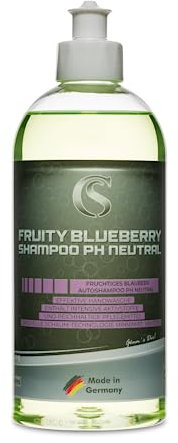 Car Sense Autoshampoo [500ml] Blueberry, pH-neutral - Effektive Handwäsche für tagelangen Glanz - Autoreiniger, Autowaschmittel, Auto Waschen, Car Wash