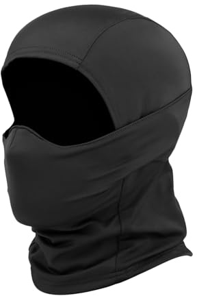 Qavctw Tactical Balaclava Shooting Mask Military Training Full Face Mask Paintball Motorcycle Fishing Hunting Mask Outdoor Black