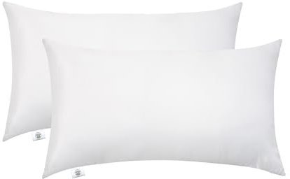 Makimoo Kopfkissen 2er Set 30 x 50 cm, Kissen für Bett und Dekokissen, Polyester Innenkissen Füllkissen for Sofakissen Zierkissen