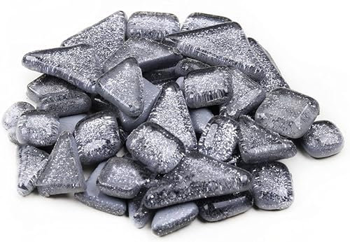 MIFANI Piedras de Mosaico Azulejos de Mosaico Mixtos, Piedra de Paso for Manualidades, Piezas de vidrieras de Colores, mármoles (Color: No16, tamaño del Mosaico: 1)