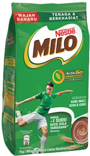 Niclaw Gourmet La bevanda preferita dal malto al cioccolato della Malesia, 1 kg ciascuna, Halal, Scadenza: