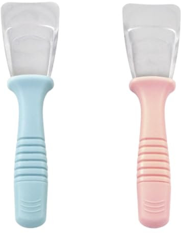 XENQITO 2 Piezas Rascador de Hielo, Frigorífico rascador de hielo, Pala de Acero Inoxidable, Multifuncional Accesorio Práctico, para Cocina Casera, Elimina Fácilmente el Hielo