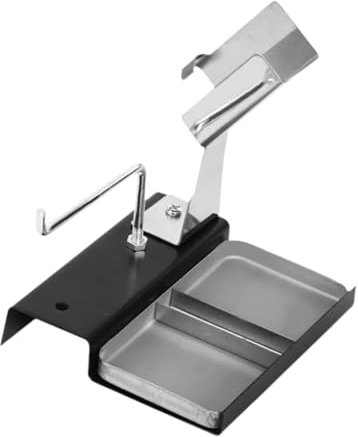 Colcolo Soldering Iron Holder Soldering Iron Stand Heavy Duty Welding Tool Metal Double Base Electrical Work Soldering Iron Station