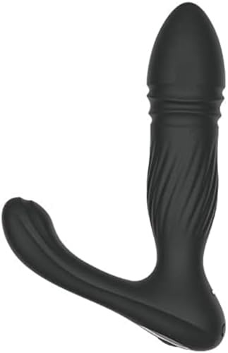 Masajeador de próstata masculino telescópico, control remoto, juguete sexual con enchufe anal inalámbrico de mano - Juguetes sexuales for hombres y mujeres por la noche, viaje recargable, masajeador d