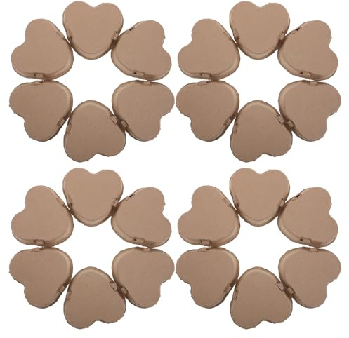 Cabilock 30 Cartoni per Uova in Carta a Forma di Cuore, Vassoi per Uova in Polpa di Carta Naturale, Scatole Regalo di San, Contenitori Decorativi per Imballaggio e Fattoria