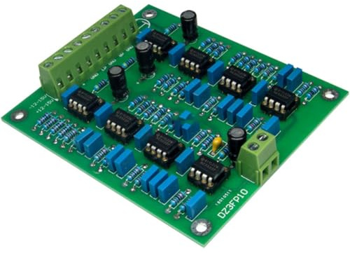 Hipzeepo HiFi-Audio-Vorverstärkerplatine mit Vorverstärkerstufen für Bluetooth-Vorverstärker, Mittel- und Hochton-Frequenzweiche für Verstärkersysteme