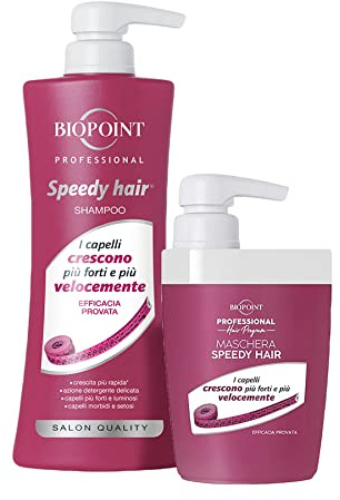 KIT CAPELLI BIOPOINT SPEEDY HAIR SHAMPOO 400ML + MASCHERA 250ML CRESCITA RAPIDA