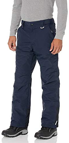 Amazon Essentials Men's Water-Resistant Insulated Snowboard Ski Snow Pant, Navy, Medium