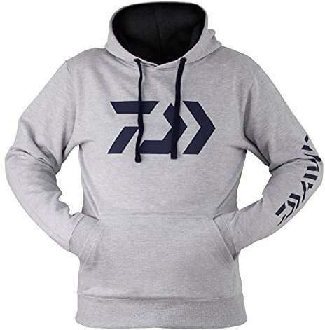 Daiwa D-Vec Hoodie, Grau, XL, Angler Pullover, 18205-640