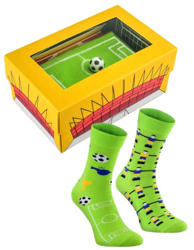 Rainbow Socks - Damen Herren Lustige Fussball Socken Geschenk 1 Paar