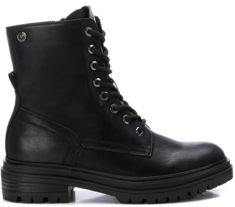 XTI - Botín Mujer Negro - Calzado Cómodo y Versátil - Moda casual - Modelo 14349801 (Talla 37)