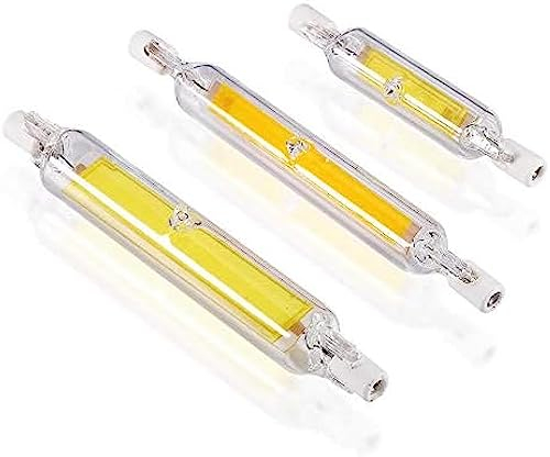 Halogen-Sicherheitsglühbirnen, 4 Stück, dimmbar, R7S, LED-Kolbenlampe, 78 mm, 118 mm, Glasröhre, 15 W, 30 W, Licht, Wechselstrom, 220 V, 230 V, Strahler, Ersatz für Halogen, Naturweiß, 118 m