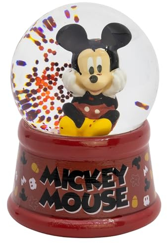 Stor Globo de Nieve de Mickey en Caja de Regalo