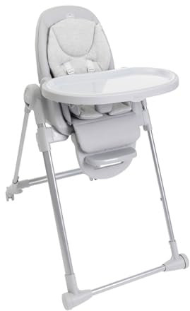 Chicco Polly Armonia Kinderhochstuhl für Babys von Geburt bis 40 kg, 9 Höhenstufen, foldable, klappbar, verstellbarer Fußstütze, Hochstuhl 3in1, Kompakt verstaubar, 4 Räder,mit neugeborenaufsatz
