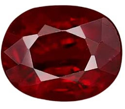 VKG GEMS Rubis naturel de qualité AAA ++ de 12 carats - Manik - Pierre à usage astrologique - Pierre précieuse naturelle non chauffée - Certifié par l'esprit de la terre - Pierre précieuse naturelle