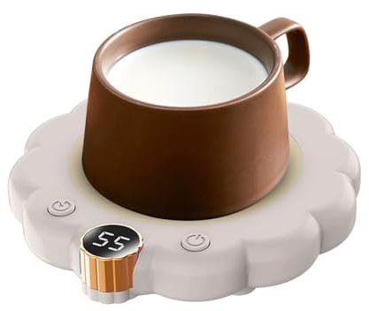 Wärmender Becher – Warmer für den Schreibtisch | 3 Modi Schneller Aufheizbecher | Smart Mug Maugh Warther mit Auto Shut Off | Kaffeetasse, Heizkissen P