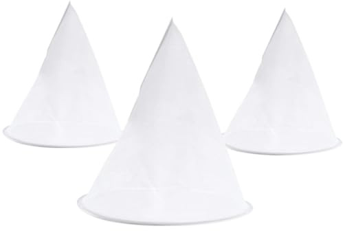 HEALSOPTHY 3 Filtros Coladores de Miel de Nylon y Acero Inoxidable para Cocina, Diseño Delicado, Alta Practicidad y Secado Rápido, Paquete de 3 Unidades para Filtrar Frutas y Bebidas
