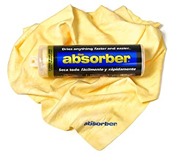 CleanTools Original The Absorber Synthetic Drying Chamois, Large (69cm x 43cm) PVA Towel (Natural) 149